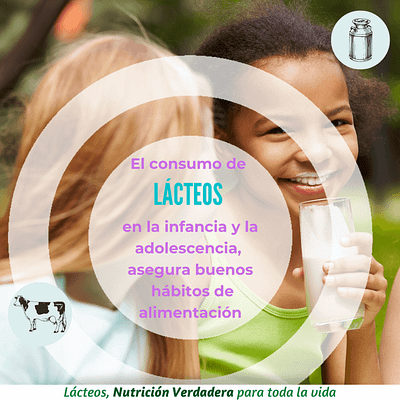 El consumo de lácteos en la infancia y la adolescencia