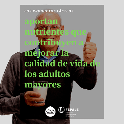 Los productos lácteos y su influencia en la calidad de vida de los adultos mayores