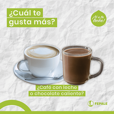 ¿Café con leche o chocolatada caliente?